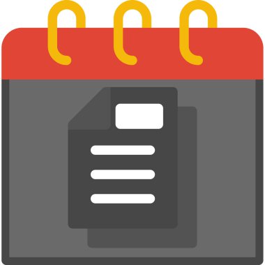 ajanda takvimi olay simgesi doldurulmuş özet biçimi