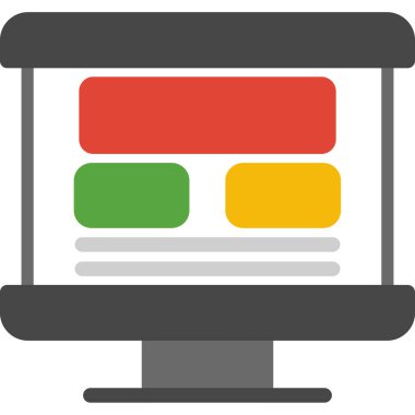 web sayfası ile bilgisayar monitörü