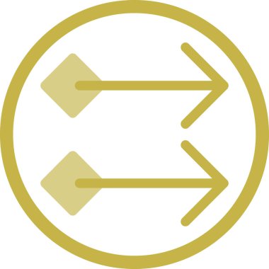 Eğilim biçimi izole edilmiş arkaplanda ok simgesi