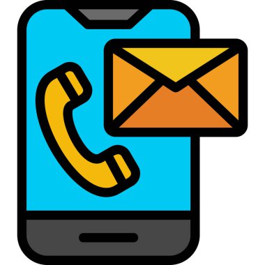 telefon e- posta simgesi