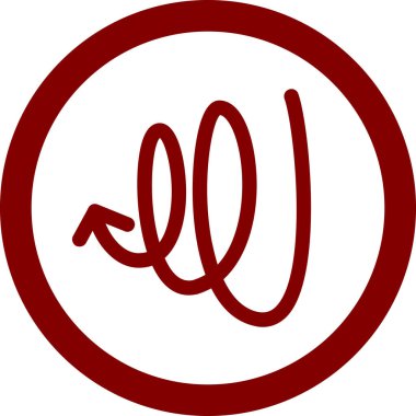 Modern bir simgenin vektör illüstrasyonu