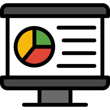 Analiz grafiği grafik simgesi