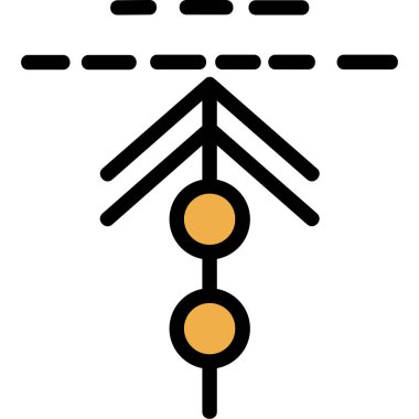 Uydu. Web simgesi basit illüstrasyon