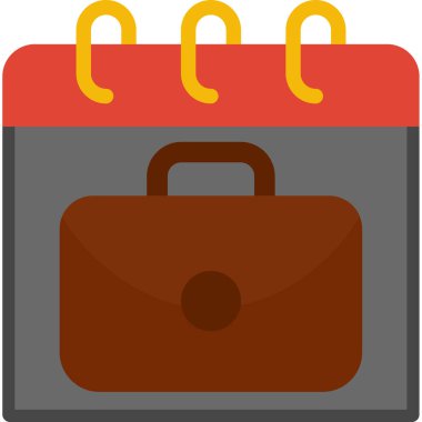 Çanta. Web simgesi basit illüstrasyon