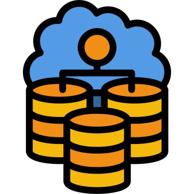 veri depolama veritabanı simgesi