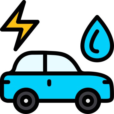 - Araba. Web simgesi basit tasarım