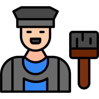 işçi inşaat simgesi