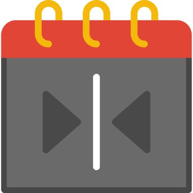 Düz biçimli takvim olay simgesi