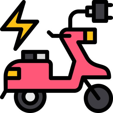 elektrikli araba elektrik simgesi