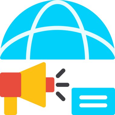 Global Haberler. Basit illüstrasyon