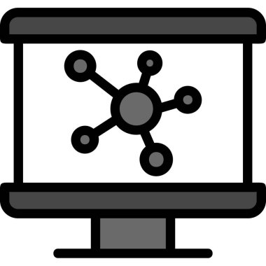 ağ simgesi, vektör illüstrasyonu.