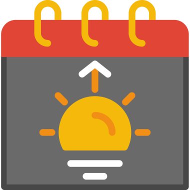 Takvim. Web simgesi basit illüstrasyon