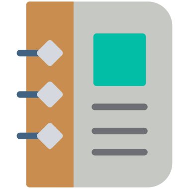 kitap simgesi vektör illüstrasyonu