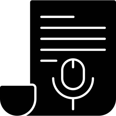 Mikrofonun vektör illüstrasyonu