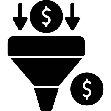 Para için. Web simgesi basit tasarım