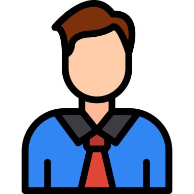 yönetici yönetici simgesi doldurulmuş taslak biçimi