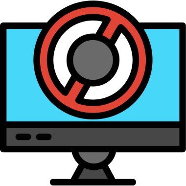 bilgisayar simgesi vektör illüstrasyonu