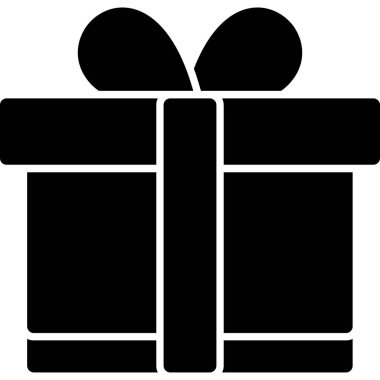 hediye kutusu simgesi, basit tasarım