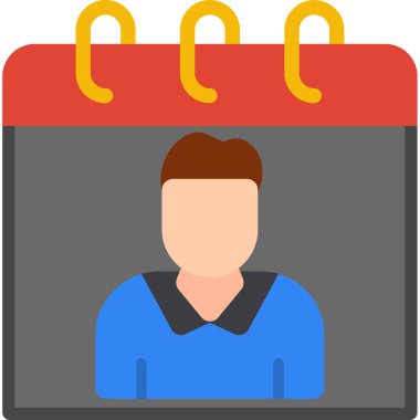 business man office icon in avatar category