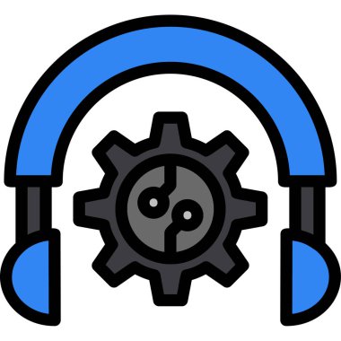 Teçhizat Web simgesi basit illüstrasyon