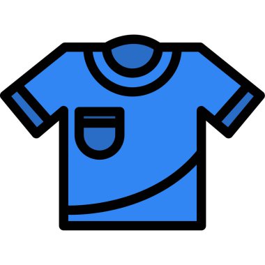 Gömlek. Web simgesi basit illüstrasyon