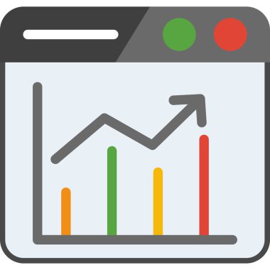 Veri Analytics vektör simgesi