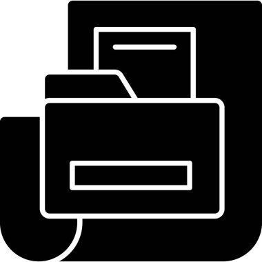 Dosya. Web simgesi basit illüstrasyon