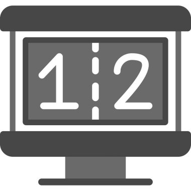 monitör bilgisayar simgesi, basit biçim