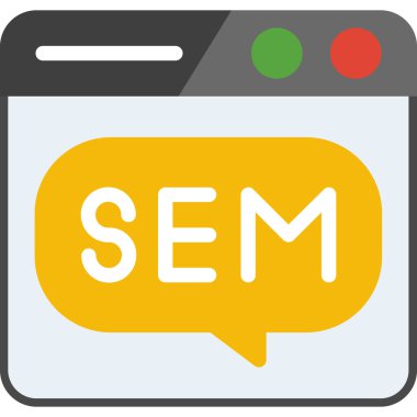 seo simge vektör illüstrasyonu