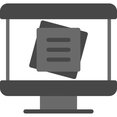 bilgisayar izleyici vektör simgesi