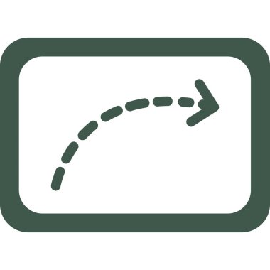 ok simgesi vektör illüstrasyonu