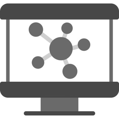 şebeke. Web simgesi basit illüstrasyon