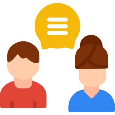 İnsan simgesinin vektör illüstrasyonu