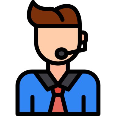 Çağrı merkezi müdürü. Web simgesi