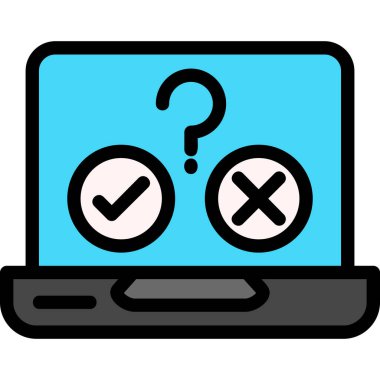 dizüstü bilgisayar simgesi, vektör illüstrasyonu