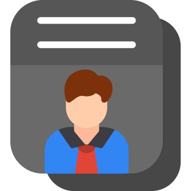 iş kartı vektör illüstrasyonu