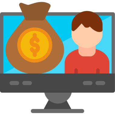 dolar ve parayla bilgisayar