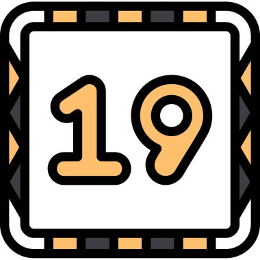 Moda biçimi izole edilmiş arkaplanda takvim simgesi