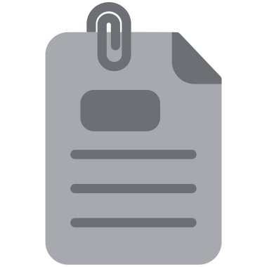 belge simgesi. Kontrol listesi vektör simgesinin basit illüstrasyonu