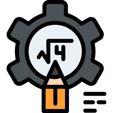 Pusula. Web simgesi basit illüstrasyon