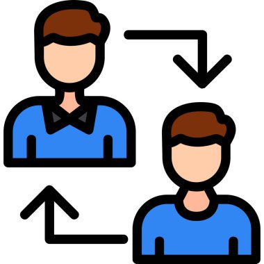 iş simgesi, vektör resimleme