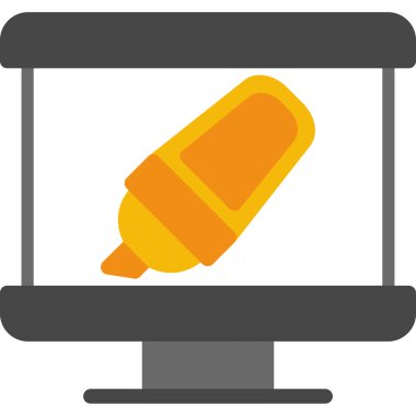 Kurşun kalemli bilgisayar masaüstü