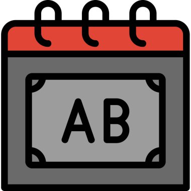 Takvim. Web simgesi basit tasarım