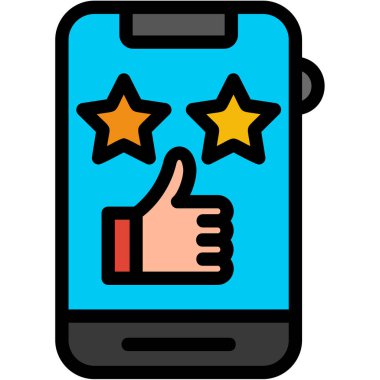 derecelendirme yıldızları geri besleme simgesi