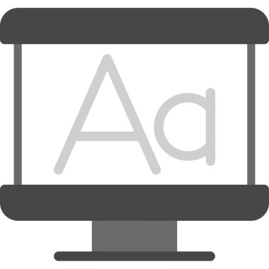 Modern bir bilgisayarın vektör illüstrasyonu