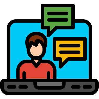 Çağrı merkezi. Web simgesi