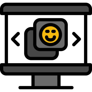 İnternet web simgesi vektör illüstrasyonu