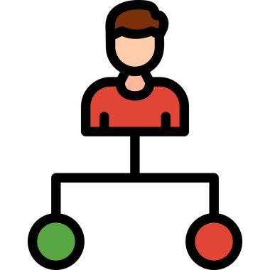 man simgesi vektör illüstrasyonu