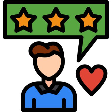 Müşteri geribildirim simgesi