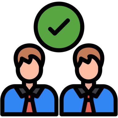 Çalışan çalışan simgesi - taslak biçimi